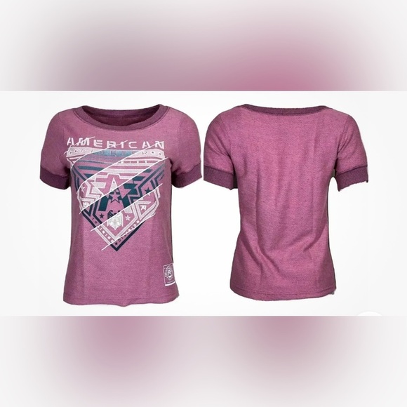 NWT AMERICAN FIGHTER Women's T-Shirt GLADBROOK Athletic Pink Size Medium - Picture 2 of 11